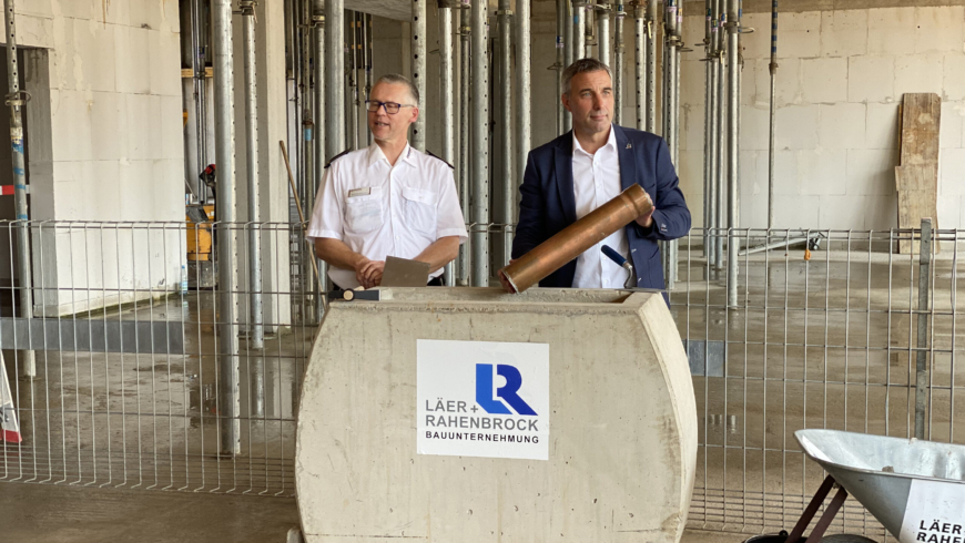 Grundsteinlegung der Feuerwache Bad Salzuflen