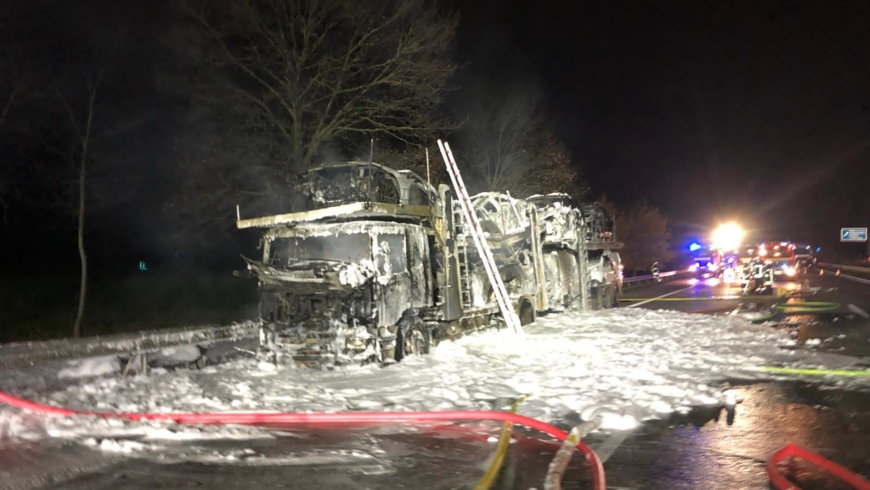 EB 624 „Feuer 2- LKW Brand auf BAB 2“ OT Lockhausen