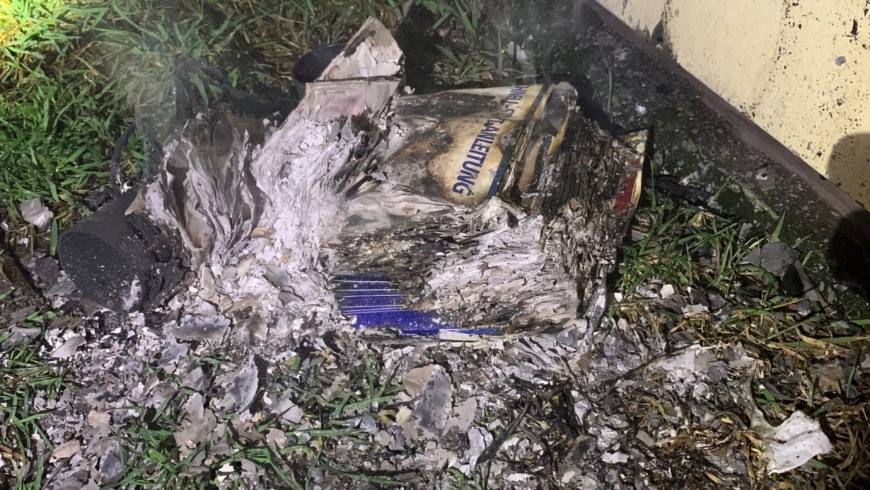 EB 198 „Feuer 1 – brennt Glascontainer“ OT Biemsen-Ahmsen