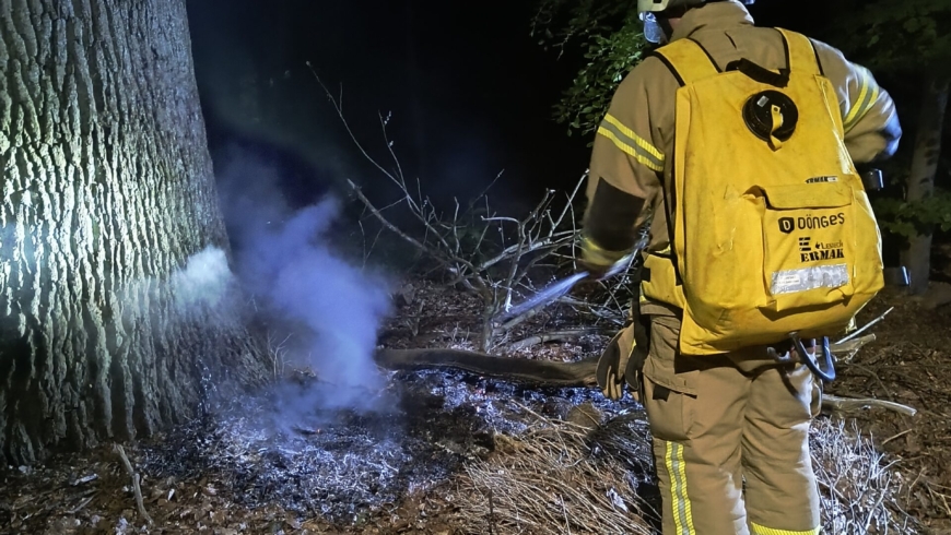 EB 334 „Feuer 1- Kleinbrand im Freien“ OT Schötmar/ Werl- Aspe