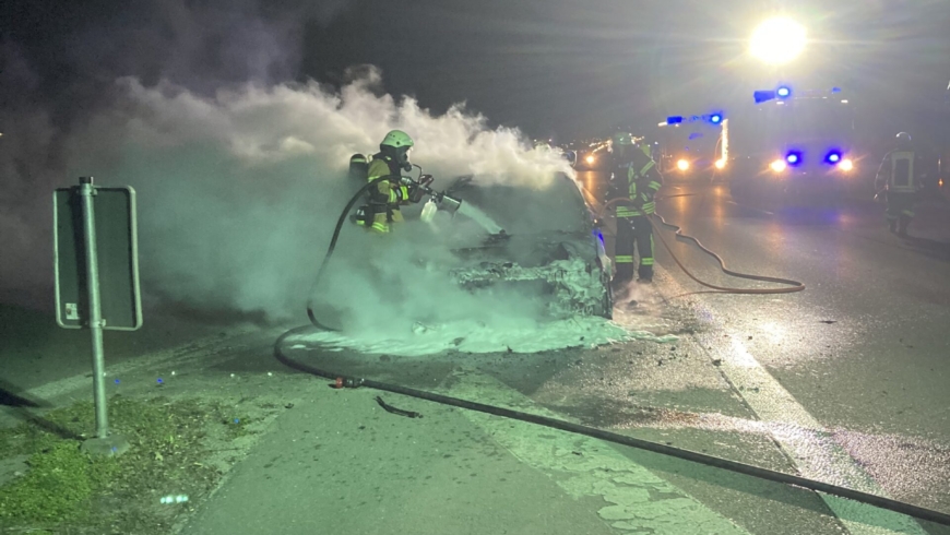 EB 228 „Feuer 1 – PKW Brand“ BAB A2