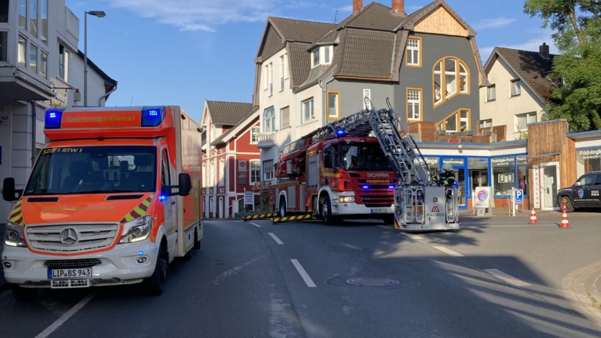 EB 360 „TH 0 – Unterstützung Rettungsdienst mit Drehleiter“ OT Bad Salzuflen