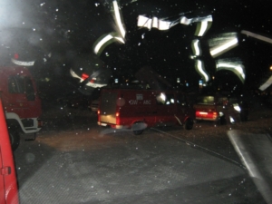 Die Einheiten begeben sich zur Einsatzstelle! 