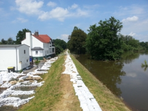 Einsatzstelle am Gasthaus “Alte Fähre” 