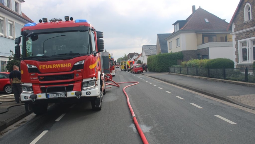 EB 587 „Feuer mit Menschenleben in Gefahr“ OT Schötmar