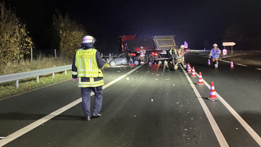 EB 707 „TH P- klemmt 1- VU mit eingeklemmter Person“ OT Wülfer- Bexten