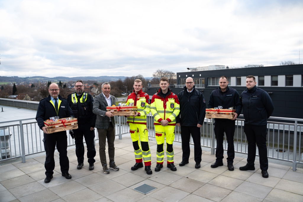 Bürgermeisterbesuch an Heiligabend